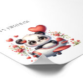 Panda Piloot Verjaardag Poster (Hoek)