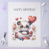 Panda Piloot Verjaardag Tissuepapier (Craft)