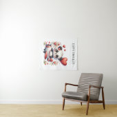 Panda Piloot Verjaardag Wandkleed (In Situ (horizontaal))
