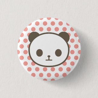 panda pink ronde button 3,2 cm