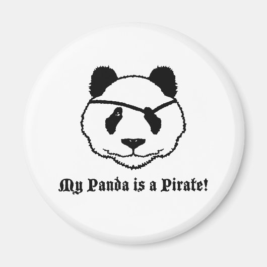 Panda Pirate Magneet (Voorkant)