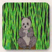Panda - plastic onderzetter (Voorkant)