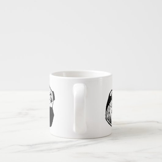 Panda Play Espresso Mok (Achterkant)