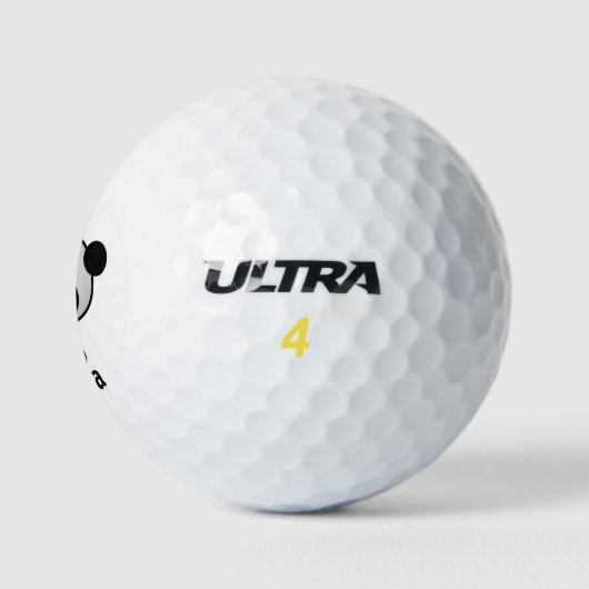 Panda Play: grillige golfbal Golfballen (Logo)