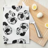 Panda Play Kitchen Towel 16 x 24 inch Theedoek (Quarter Fold)
