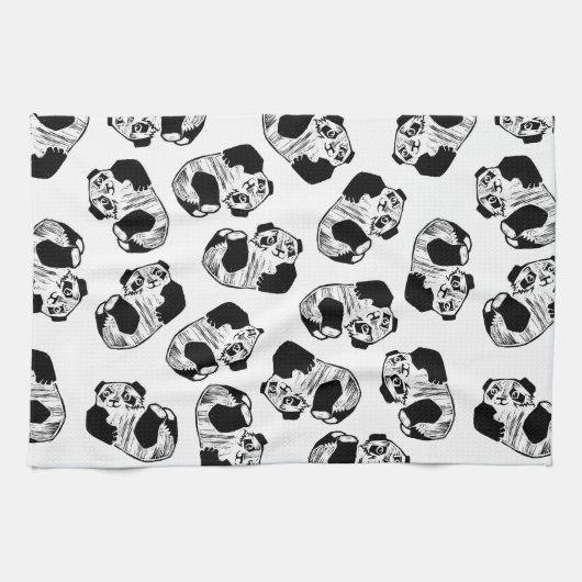 Panda Play Kitchen Towel 16 x 24 inch Theedoek (Horizontaal)