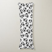 Panda Play Pattern Cotton Body Pillow Lichaamskussen (Voorkant Verticaal)