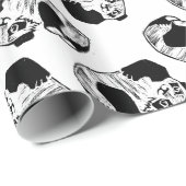 Panda Play Wrapping Paper, 30 x 6' Cadeaupapier (Rol Hoek)