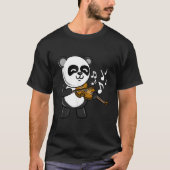 Panda Playing Violin T-shirt (Voorkant)