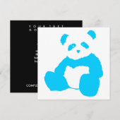 panda plush kaart (Voorkant / Achterkant)