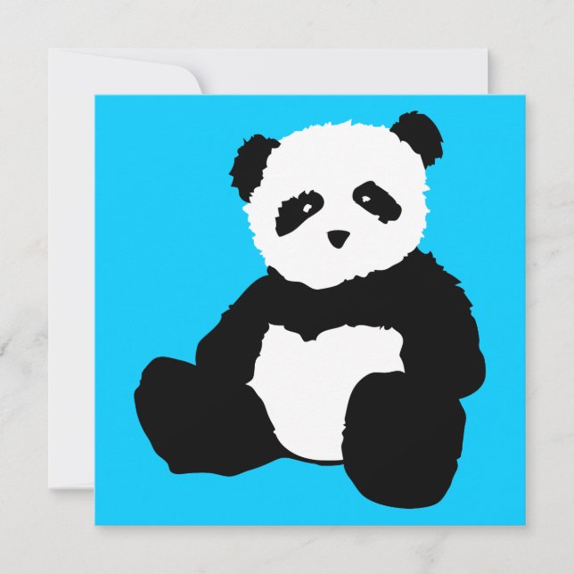 panda plush : kleur aanpasbaar (Voorkant)