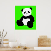 panda plush . poster (Keuken)