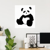 panda plush . poster (Thuiskantoor)