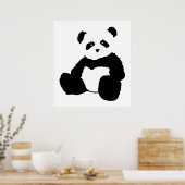 panda plush . poster (Keuken)