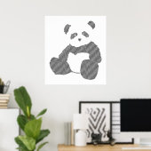 panda plush . poster (Thuiskantoor)