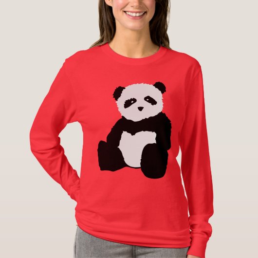 panda plush . t-shirt (Voorkant)