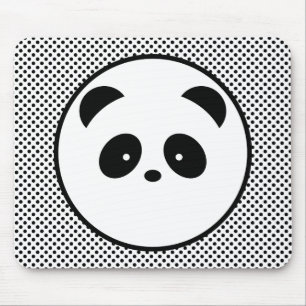 Panda polka dot muismat