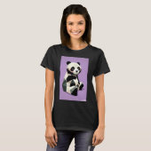 Panda Polygon Wild Panda Beer Wild Zoo Animal T-shirt (Voorkant volledig)