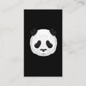 Panda Polygonal Gift for Zookeeper Visitekaartje (Voorkant)