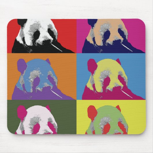 Panda Pop art. 2 Muismatten (Voorkant)