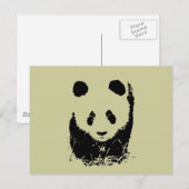 Panda Pop Art Briefkaart (Voorkant / Achterkant)
