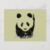 Panda Pop Art Briefkaart (Voorkant)