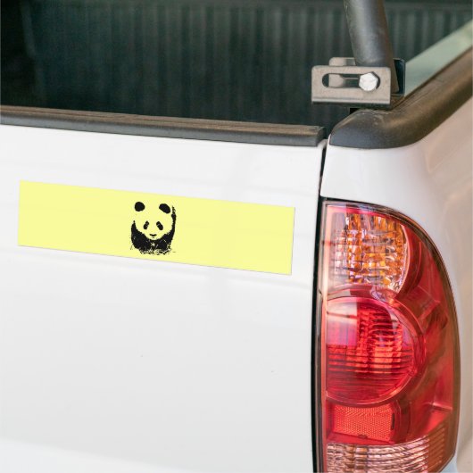 Panda Pop Art Bumpersticker (Op Truck)