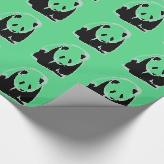 Panda Pop Art Cadeaupapier (Hoek)