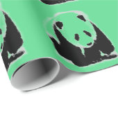 Panda Pop Art Cadeaupapier (Rol Hoek)