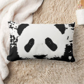Panda Pop Art Lumbaal Kussen (Deken)