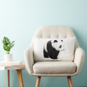 Panda Pop Art Lumbaal Kussen (Stoel)
