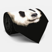 Panda Pop Art Neckwear Stropdas (Opgerold)