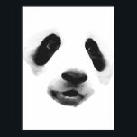 Panda Pop Art Poster<br><div class="desc">Sparen Pandas - Panda Pop het Afbeelding van de Kunststijl van de Kunst - bescherm Pandas - sparen de planeet</div>