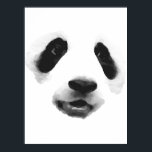 Panda Pop Art Poster<br><div class="desc">Sparen Pandas - Panda Pop het Afbeelding van de Kunststijl van de Kunst - bescherm Pandas - sparen de planeet</div>