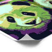 Panda Pop Art Poster (Hoek)