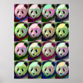Panda Pop Art Poster (Voorkant)