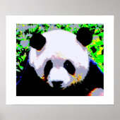 Panda Pop Art Poster Print - Panda Posters (Voorkant)