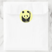 Panda Pop Art Ronde Sticker (Tas)