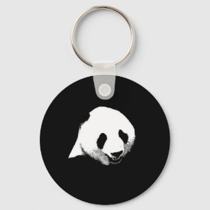 Panda Pop Art Sleutelhanger