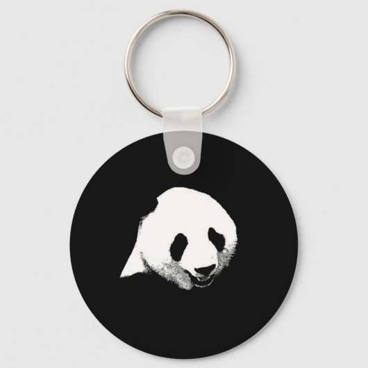 Panda Pop Art Sleutelhanger (Voorkant)