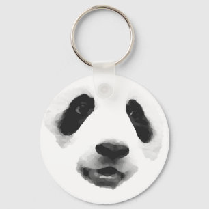 Panda Pop Art Sleutelhanger