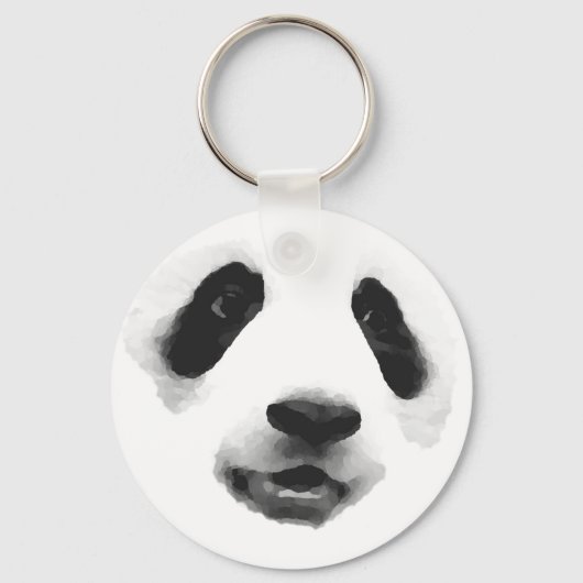 Panda Pop Art Sleutelhanger (Voorkant)
