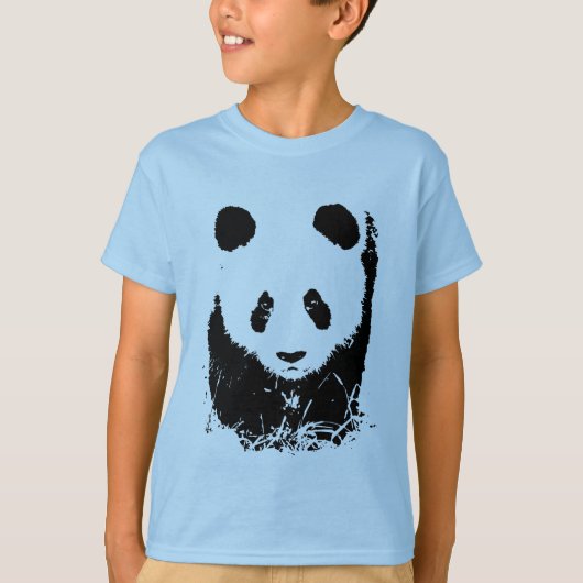 Panda Pop Art T-shirt (Voorkant)