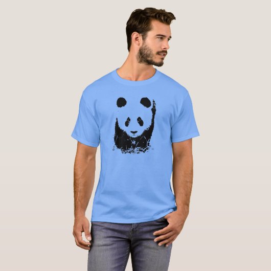 Panda Pop Art T-shirt (Voorkant volledig)
