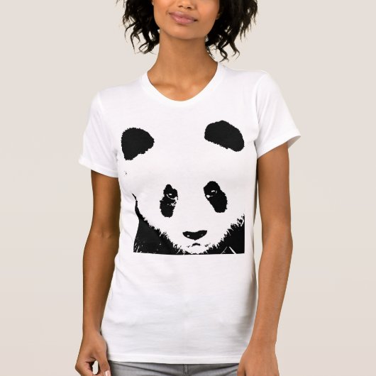 Panda Pop Art T-shirts (Voorkant)