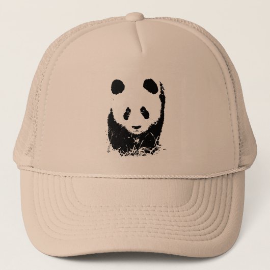 Panda Pop Art Trucker Pet (Voorkant)