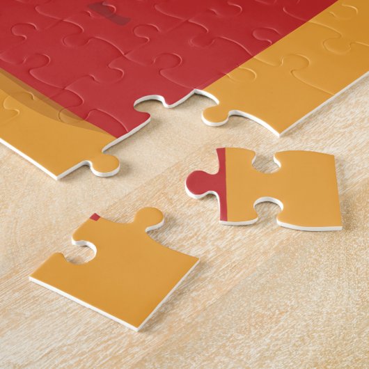 Panda pop kunst legpuzzel (Zijkant)