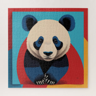 Panda pop kunst legpuzzel