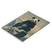 Panda Portrait: sereniteit op de rotsen Notitieboek (Linkerzijde)