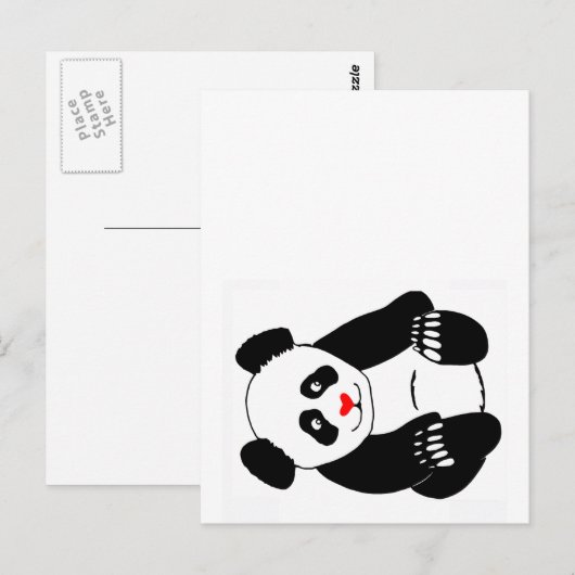Panda Post Briefkaart (Voorkant / Achterkant)